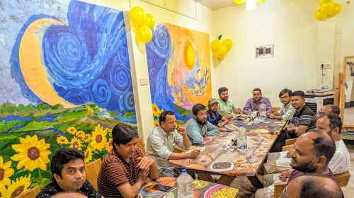 নাসিরনগরে হিন্দু সম্প্রদায়কে নিয়ে সম্প্রীতি বৈঠক ও প্রীতিভোজ